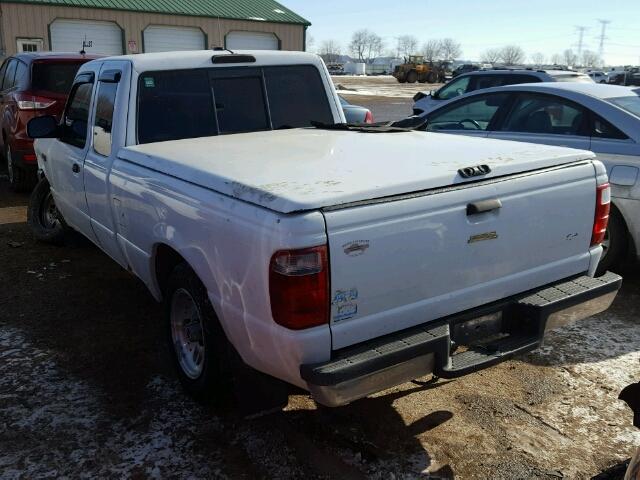 1FTYR14E51PA15560 - 2001 FORD RANGER SUP WHITE photo 3