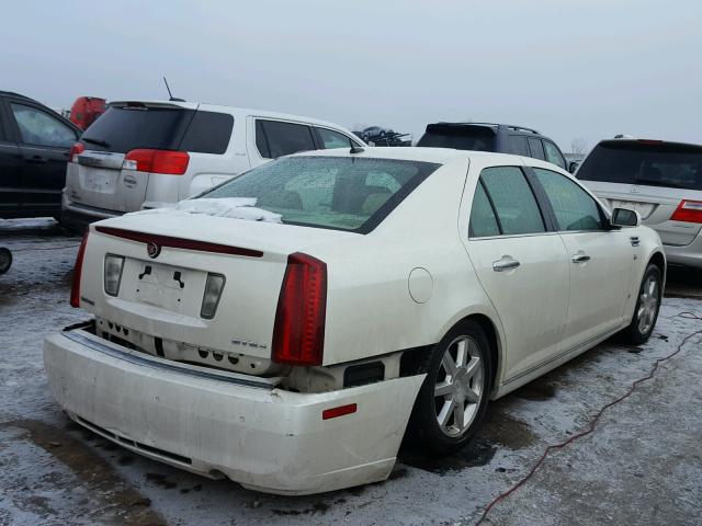 1G6DW67V580124901 - 2008 CADILLAC STS WHITE photo 4