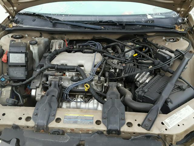 2G1WF52E149316588 - 2004 CHEVROLET IMPALA CREAM photo 7