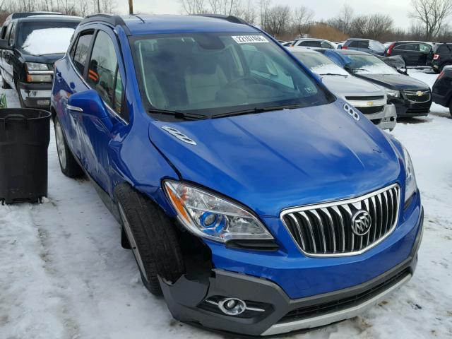 KL4CJFSB1FB196811 - 2015 BUICK ENCORE CON BLUE photo 1