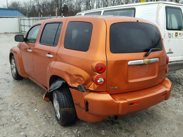 3GNDA13D47S638202 - 2007 CHEVROLET HHR LS ORANGE photo 3