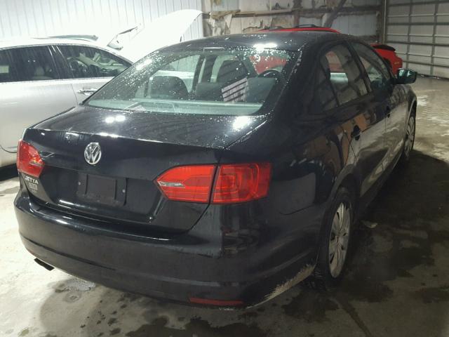 3VW1K7AJ2BM382799 - 2011 VOLKSWAGEN JETTA BASE 黑色 照片 4