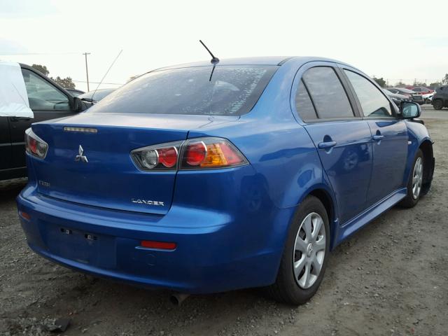 JA32U2FU1CU011135 - 2012 MITSUBISHI LANCER ES/ BLUE photo 4