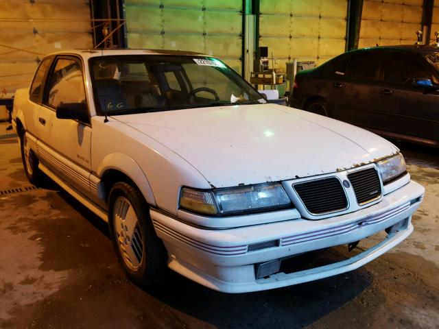 1G2NW14A5LC300024 - 1990 PONTIAC GRAND AM S თეთრი ფოტო 1