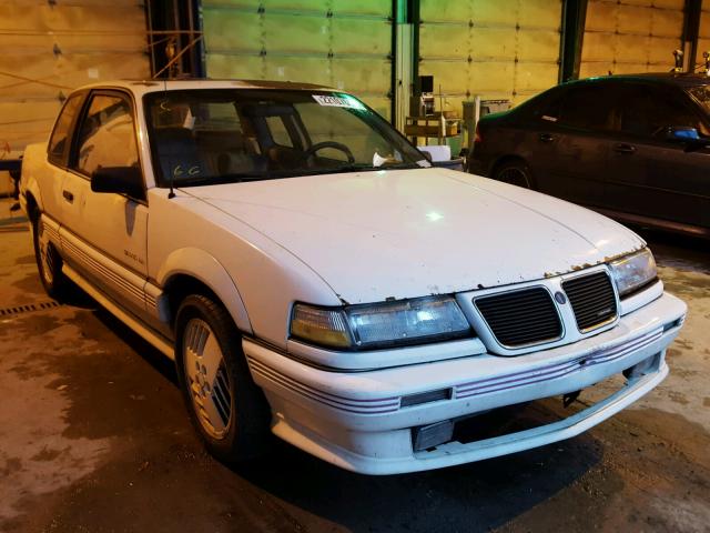 1G2NW14A5LC300024 - 1990 PONTIAC GRAND AM S WHITE photo 1