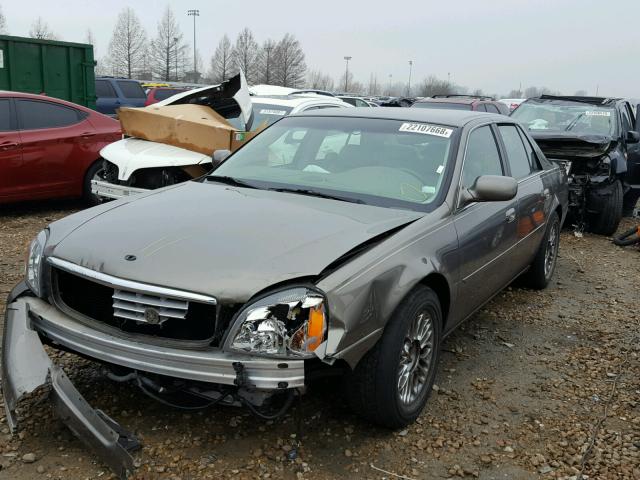 1G6KD54Y8YU304209 - 2000 CADILLAC DEVILLE BEIGE photo 2