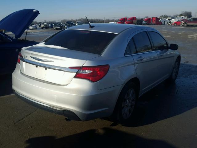 1C3CCBABXCN295894 - 2012 CHRYSLER 200 LX SILVER photo 4