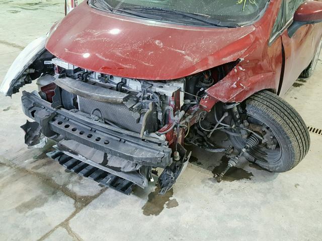 3N1CE2CP6FL369513 - 2015 NISSAN VERSA NOTE RED photo 9