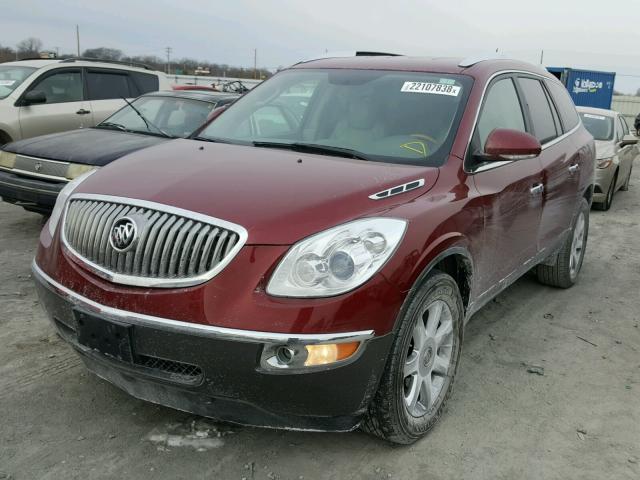 5GAER237X8J150625 - 2008 BUICK ENCLAVE CX RED photo 2