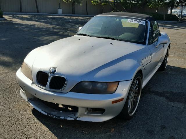 4USCH9344YLF86072 - 2000 BMW Z3 2.3 SILVER photo 2