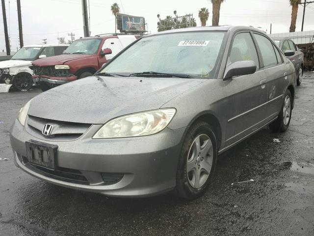 2HGES26704H503854 - 2004 HONDA CIVIC EX SILVER photo 2