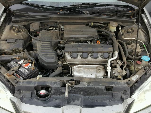 2HGES26704H503854 - 2004 HONDA CIVIC EX 银色 照片 7