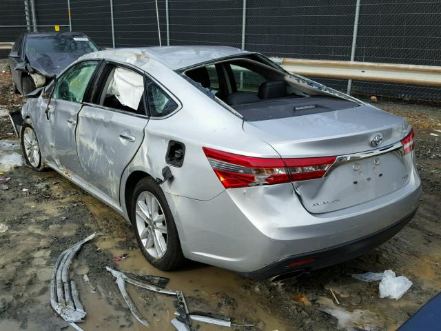 4T1BK1EB0DU034050 - 2013 TOYOTA AVALON BAS SILVER photo 3