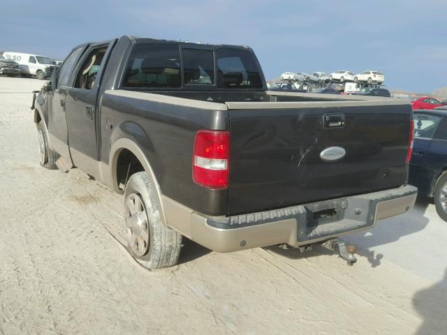 1FTPW14547KC67102 - 2007 FORD F150 SUPER BLACK photo 3