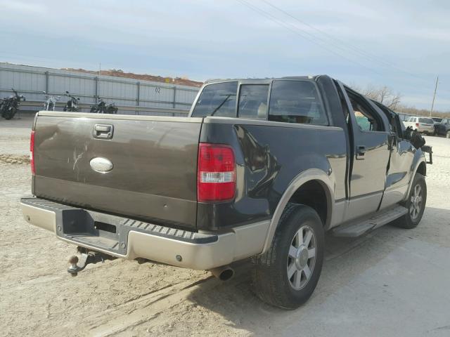 1FTPW14547KC67102 - 2007 FORD F150 SUPER BLACK photo 4