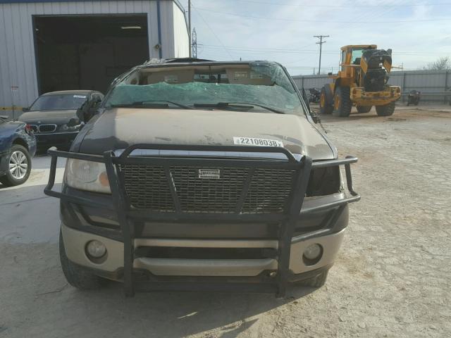 1FTPW14547KC67102 - 2007 FORD F150 SUPER BLACK photo 9