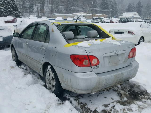 2T1BR32E67C824416 - 2007 TOYOTA COROLLA CE SILVER photo 3