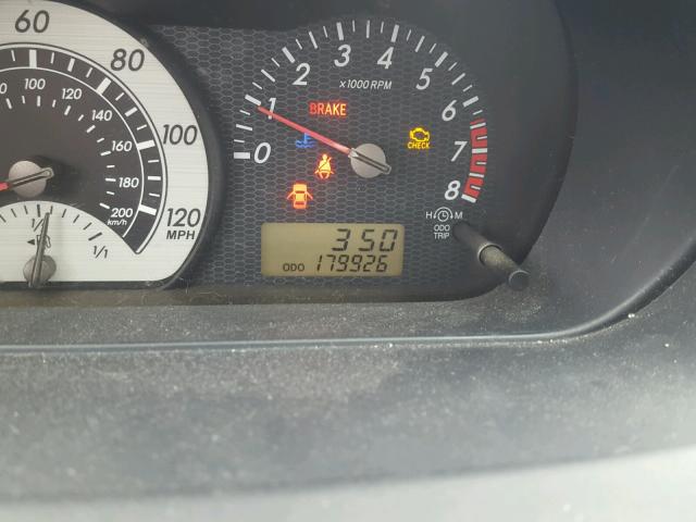 JTKKT624060133264 - 2006 TOYOTA SCION XA RED photo 8