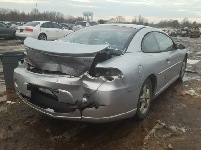 4B3AG42G24E150475 - 2004 DODGE STRATUS SX SILVER photo 4