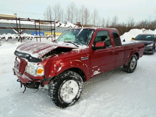 1FTLR4FE5APA09265 - 2010 FORD RANGER SUP RED photo 2