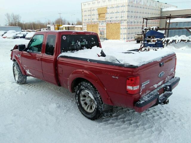 1FTLR4FE5APA09265 - 2010 FORD RANGER SUP RED photo 3