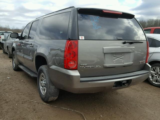 1GKFK16338R132662 - 2008 GMC YUKON XL K GRAY photo 3