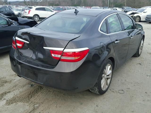 1G4PP5SK5C4162575 - 2012 BUICK VERANO BLACK photo 4