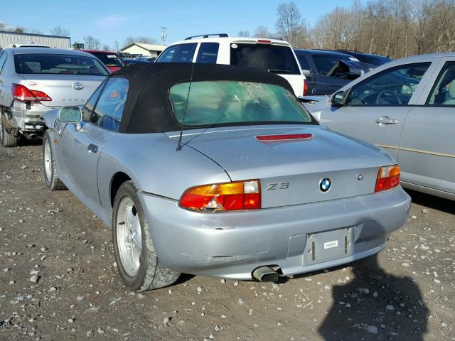 4USCH7327TLB66222 - 1996 BMW Z3 1.9 SILVER photo 3