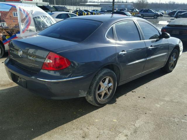 2G4WD582081202706 - 2008 BUICK LACROSSE C GRAY photo 4