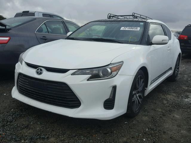 JTKJF5C7XE3085114 - 2014 TOYOTA SCION TC WHITE photo 2