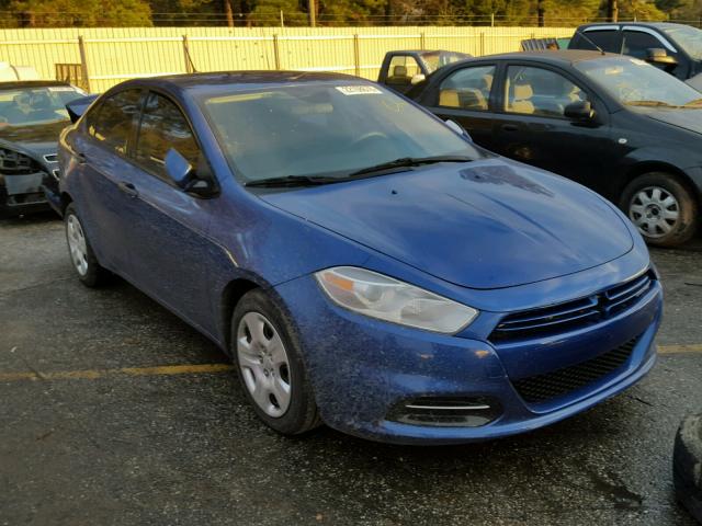 1C3CDFAA4DD334689 - 2013 DODGE DART SE BLUE photo 1