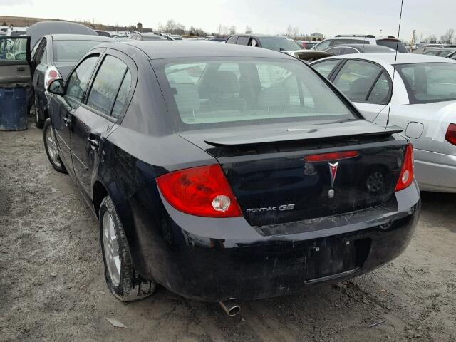 1G2AL55F277376744 - 2007 PONTIAC G5 SE BLACK photo 3