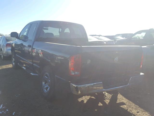 1D7HU18DX5J617353 - 2005 DODGE RAM 1500 S BLACK photo 3