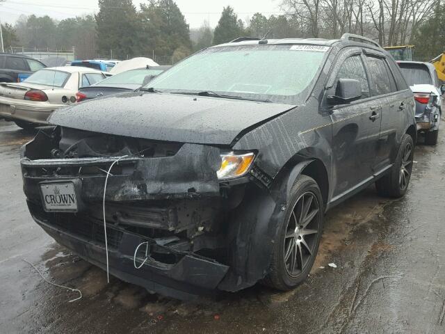 2FMDK48C17BA77093 - 2007 FORD EDGE SEL BLACK photo 2