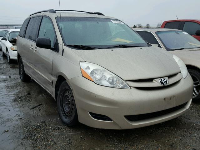 5TDZK23C87S071733 - 2007 TOYOTA SIENNA CE GOLD photo 1