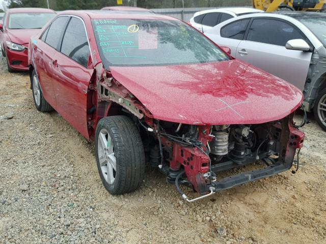 4T1BF1FK9DU675121 - 2013 TOYOTA CAMRY L RED photo 1