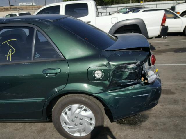 JM1BJ2226X0116250 - 1999 MAZDA PROTEGE DX GREEN photo 9