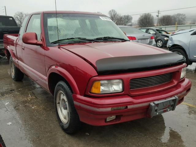 1GTCS1944T8518296 - 1996 GMC SONOMA RED photo 1