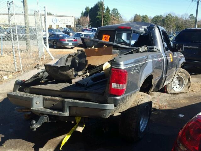 1FTYR11E48PA36480 - 2008 FORD RANGER CHARCOAL photo 4