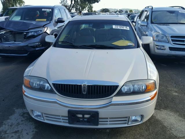 1LNHM87AX2Y673642 - 2002 LINCOLN LS CREAM photo 10