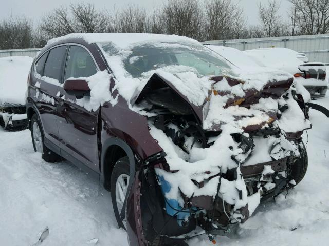 5J6RM4H56FL074589 - 2015 HONDA CR-V EX MAROON photo 1