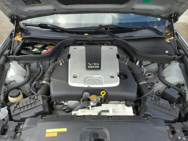 JNKCV64E08M124702 - 2008 INFINITI G37 BASE GRAY photo 7