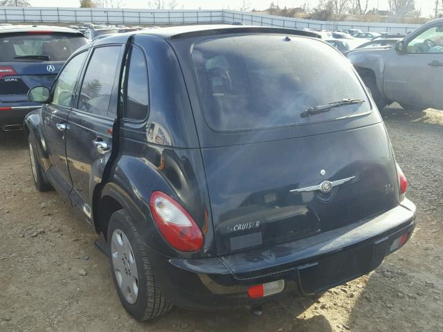 3A4FY58B27T580834 - 2007 CHRYSLER PT CRUISER BLACK photo 3