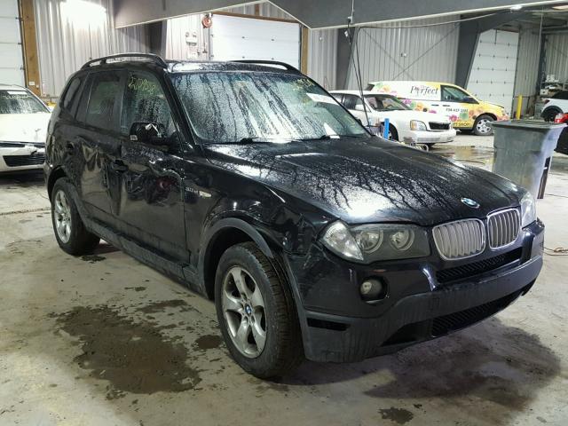 WBXPC93497WJ01962 - 2007 BMW X3 3.0SI BLACK photo 1