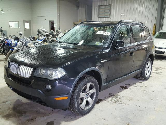 WBXPC93497WJ01962 - 2007 BMW X3 3.0SI BLACK photo 2