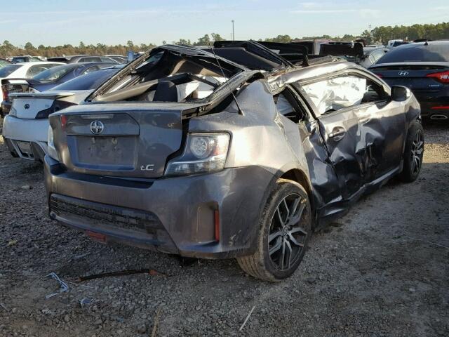 JTKJF5C73E3088503 - 2014 TOYOTA SCION TC 灰色 照片 4