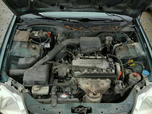 1HGEJ622XYL098437 - 2000 HONDA CIVIC DX GREEN photo 7