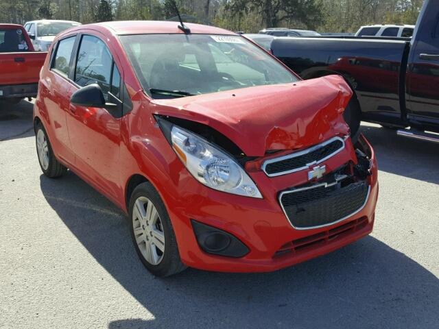 KL8CB6S90EC476933 - 2014 CHEVROLET SPARK LS RED photo 1