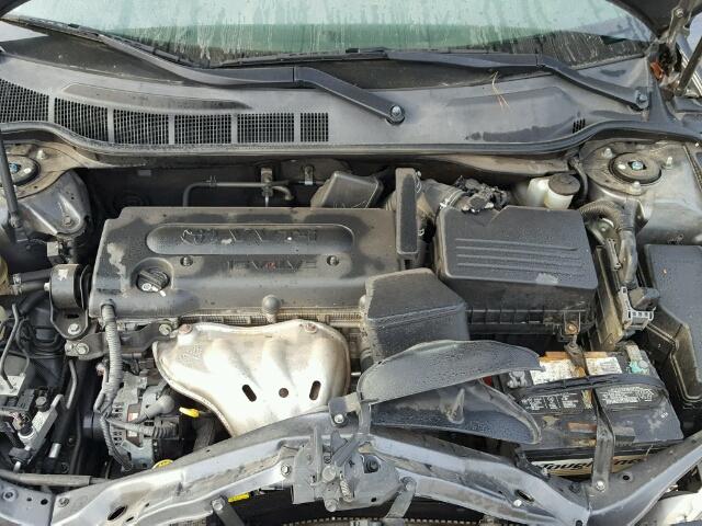 4T1BE46K29U364948 - 2009 TOYOTA CAMRY BASE GRAY photo 7