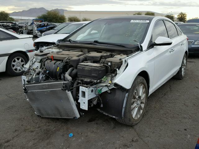 5NPE34AF8FH092882 - 2015 HYUNDAI SONATA SPO WHITE photo 2